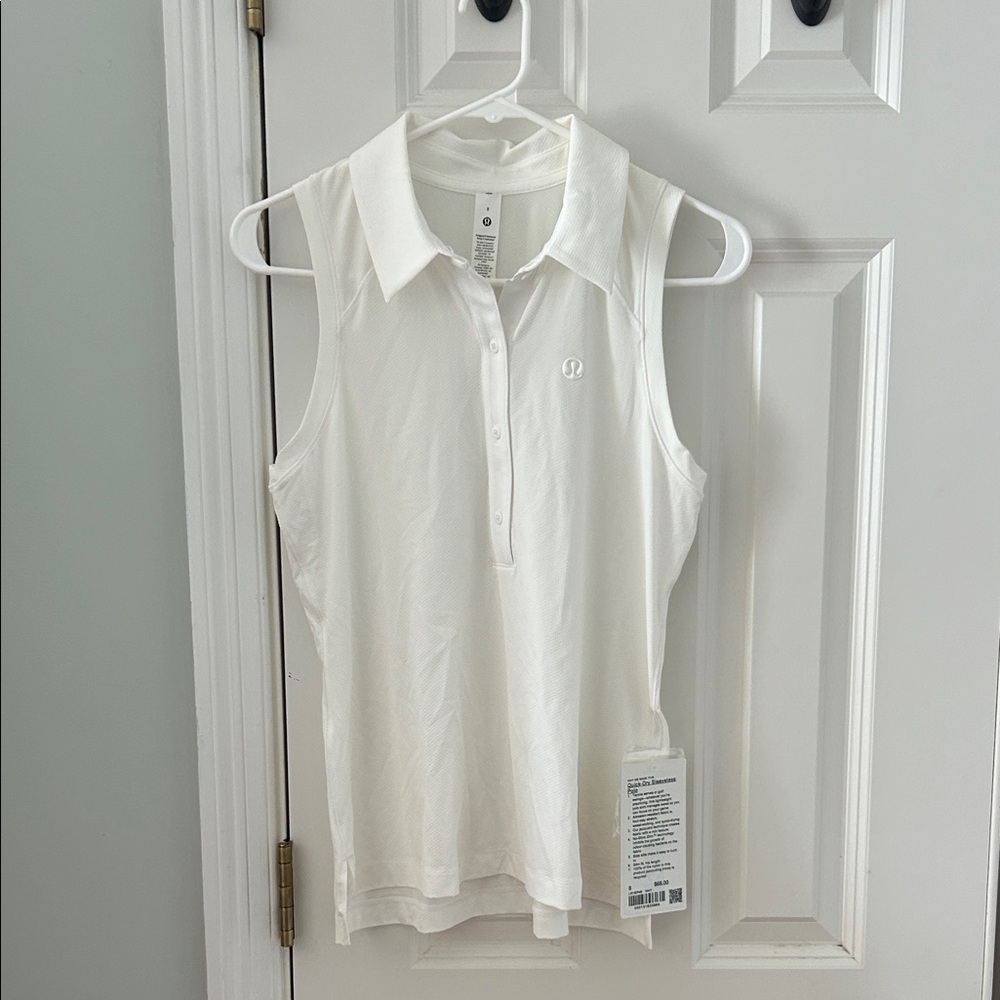 Lululemon Quick Dry Sleeveless Polo
